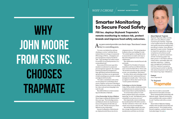 Why Food Safety Leaders Choose Trapmate: Insights from FSS Technical Director John Moore